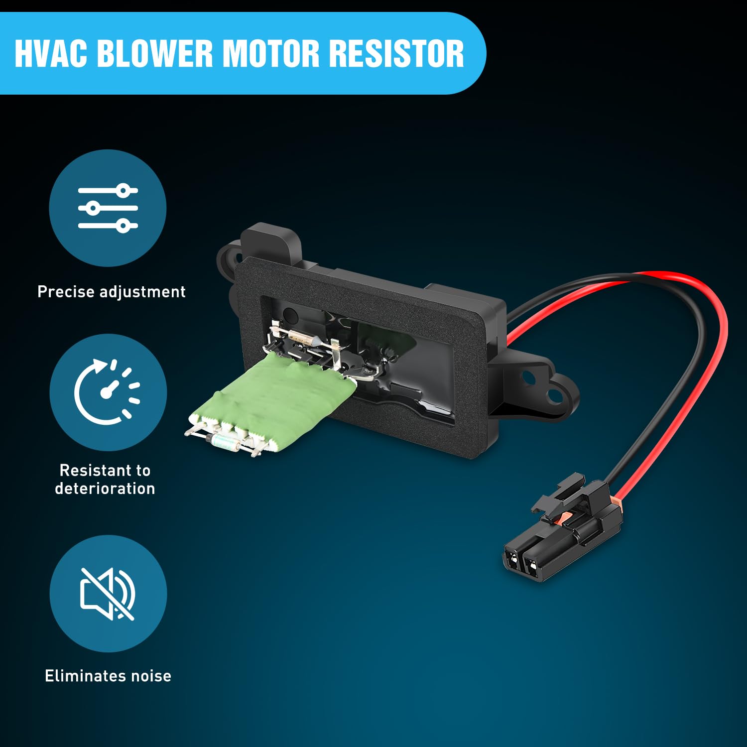 Foto 5 pulgar | Kit De Resistencias De Motor De Ventilador Ac Nilight Para Cadillac Chevy Gmc - Venta Internacional.