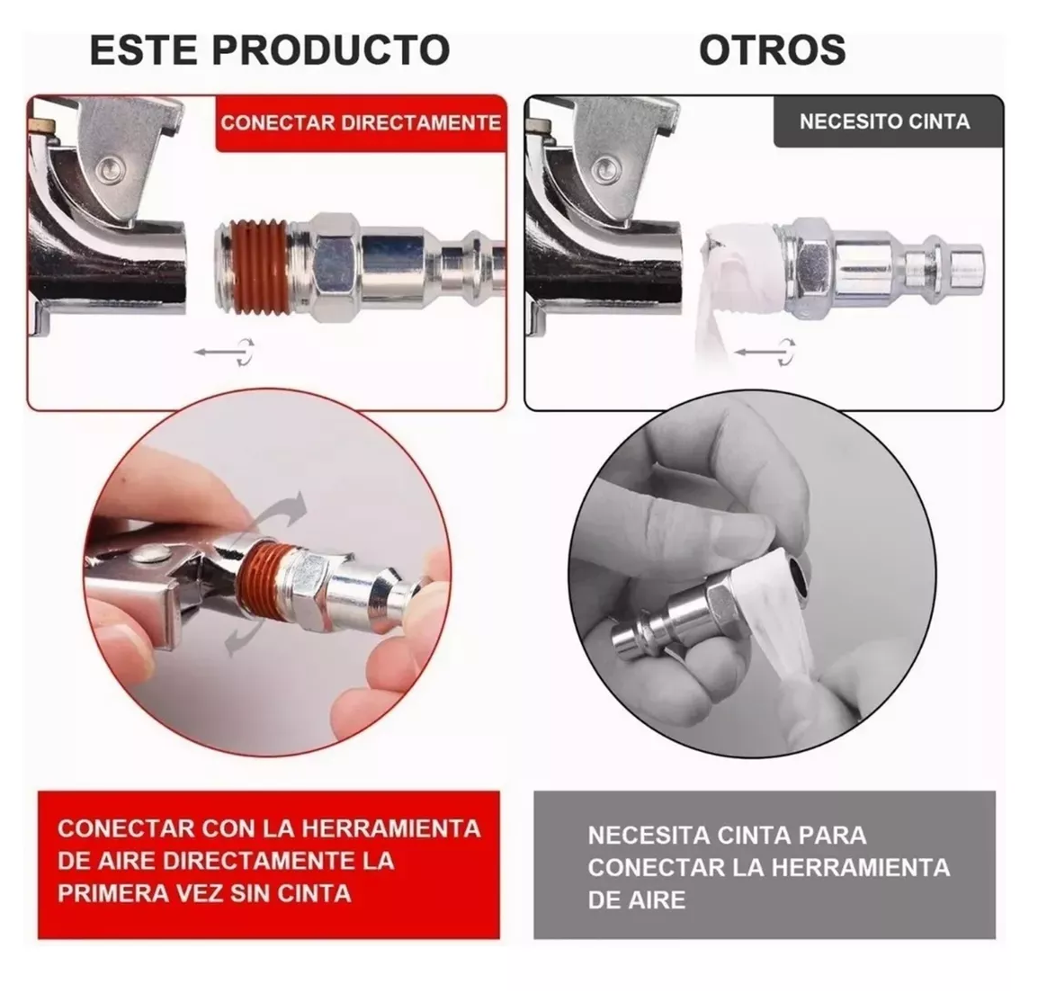Foto 4 pulgar | Kit Accesorios Aire Para Compresor Con Manguera Belug 20 Piezas