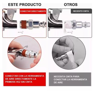 Foto 3 | Kit Accesorios Aire Para Compresor Con Manguera Belug 20 Piezas
