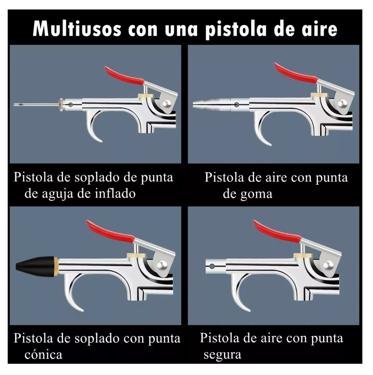 Foto 5 pulgar | Kit Accesorios Aire Para Compresor Con Manguera Belug 20 Piezas