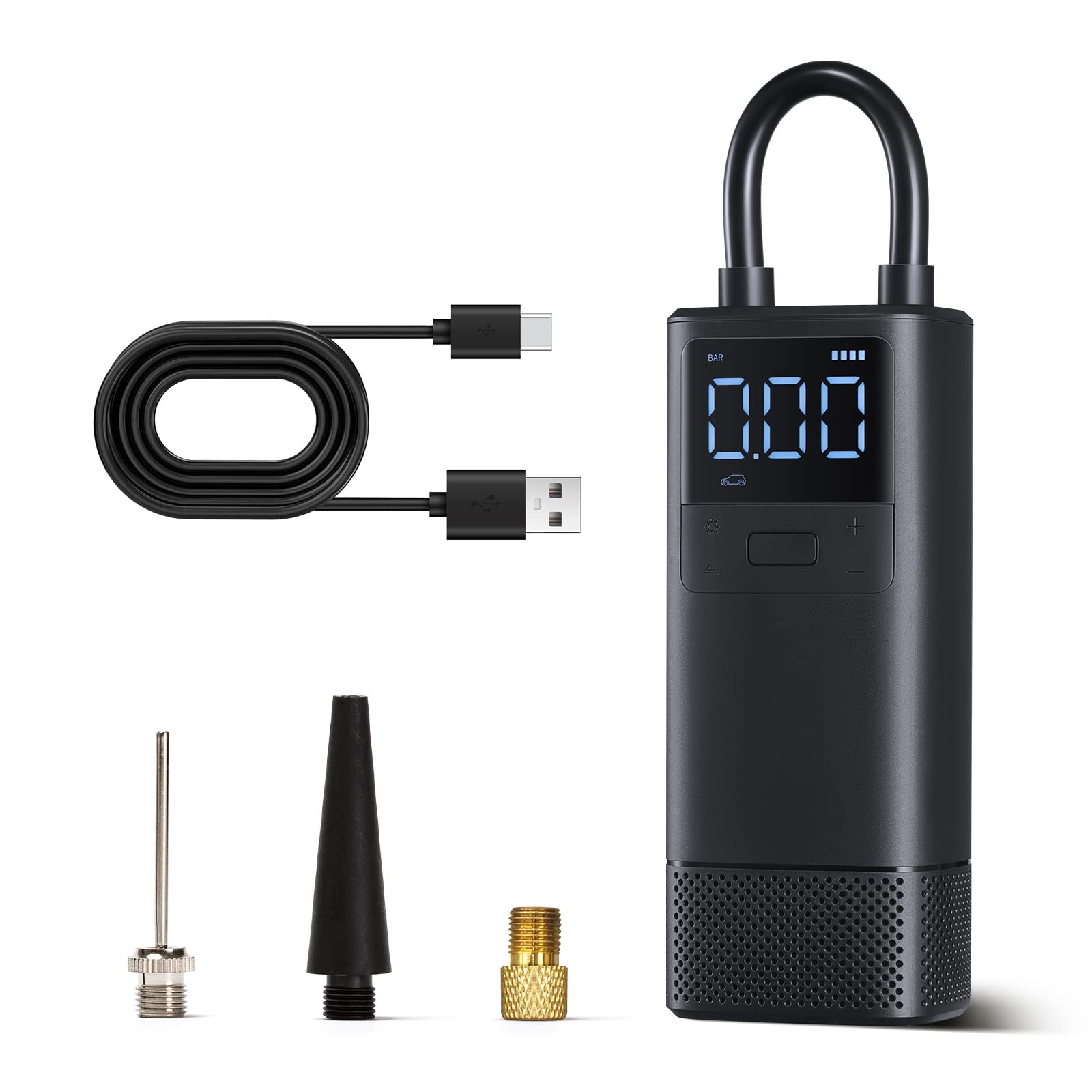 Compresor De Aire Portátil 70mai Tp05 150psi 2500mah Con Led - Venta Internacional.