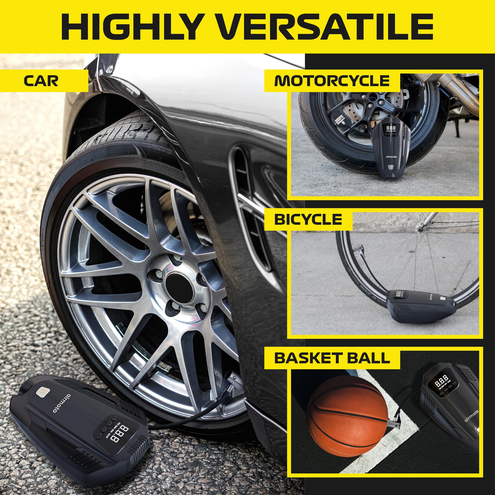 Foto 7 pulgar | Compresor de Aire Portátil Airmoto MX100 12V DC - Venta Internacional