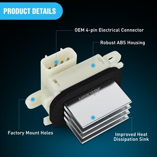 Foto 3 | Resistencia de Motor de Ventilador Hvac Nilight Para Ford F150 2009-2014 - Venta Internacional