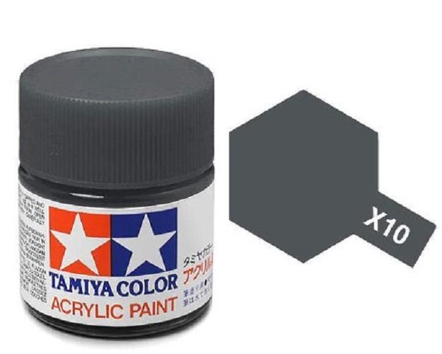 Foto 1 | Minipistola Acrílica Paint Tamiya Models X-10, Metal, 10 Ml - Venta Internacional.