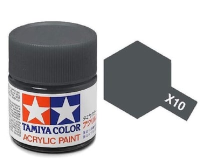 Foto 1 | Minipistola Acrílica Paint Tamiya Models X-10, Metal, 10 Ml - Venta Internacional.