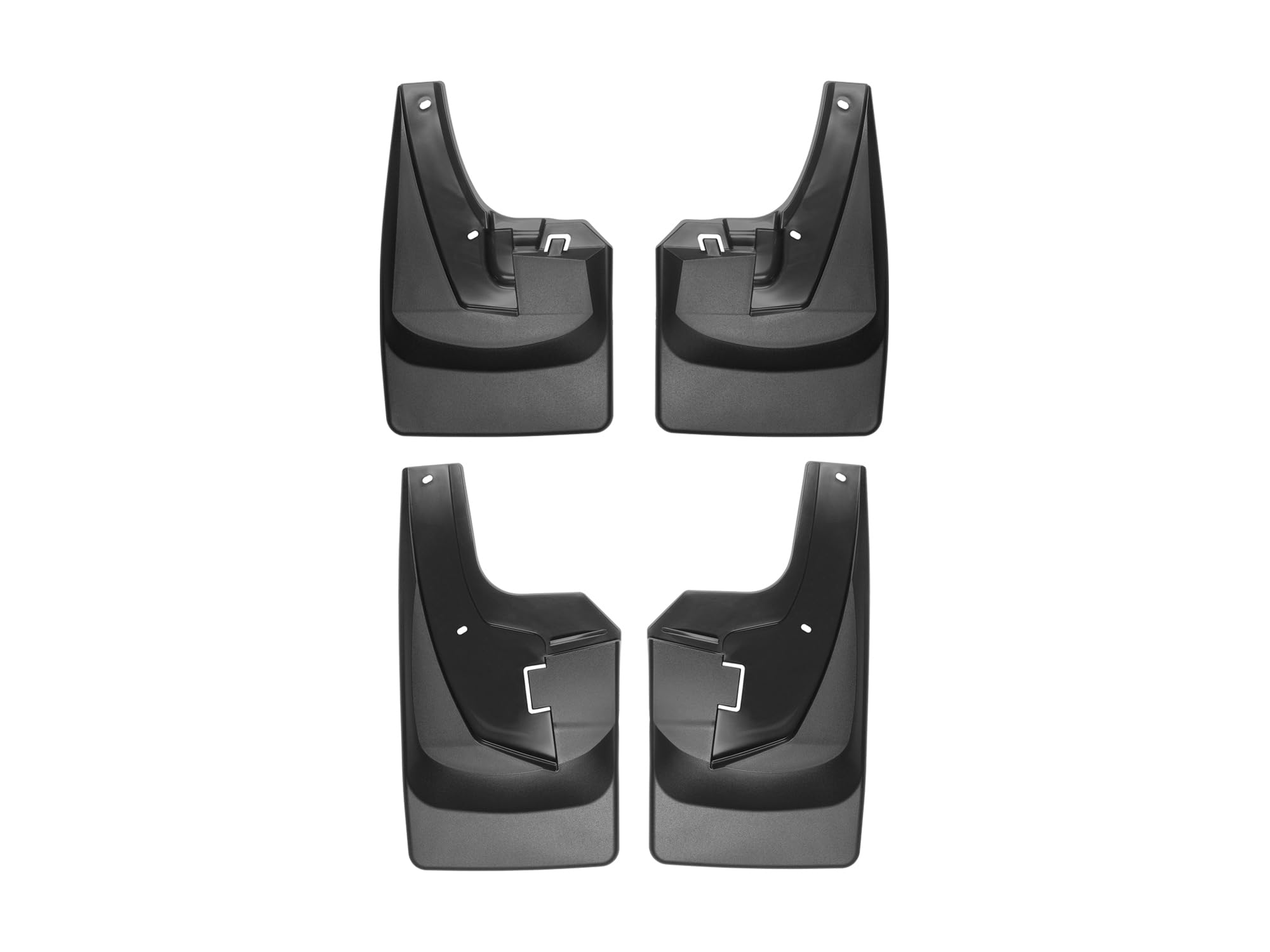 Guardabarros Weathertech Custom Sin Taladro Para Ram 2500/3500, Color Negro - Venta Internacional.
