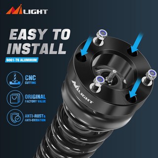Foto 5 | Kit Elevador De Nivelación Nilight Para Dodge Ram 1500 4wd 2006-2023 - Venta Internacional.