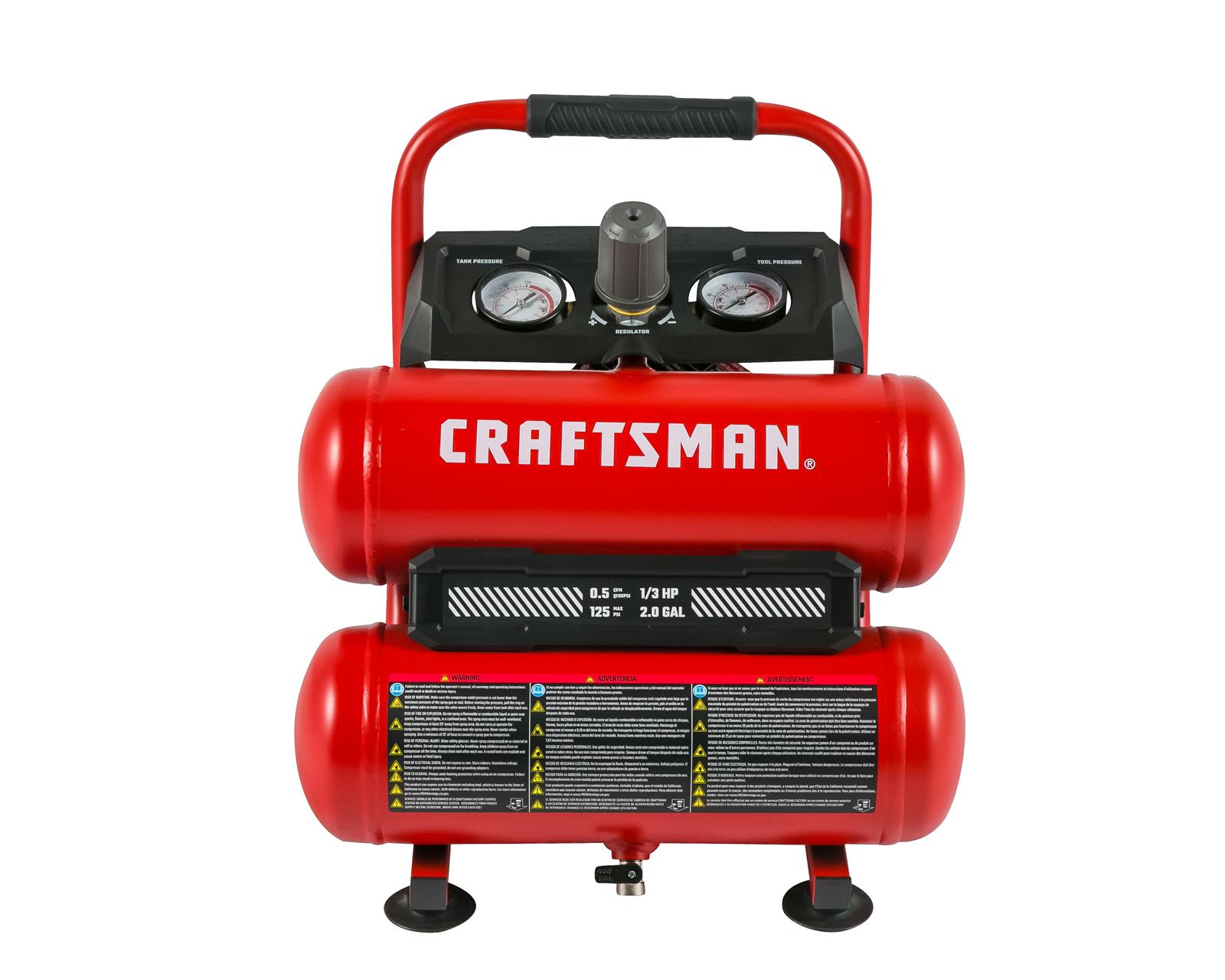 Foto 2 pulgar | Mini Compresor Doble Craftsman S/aceite 1/3hp Cmxecxa0220242
