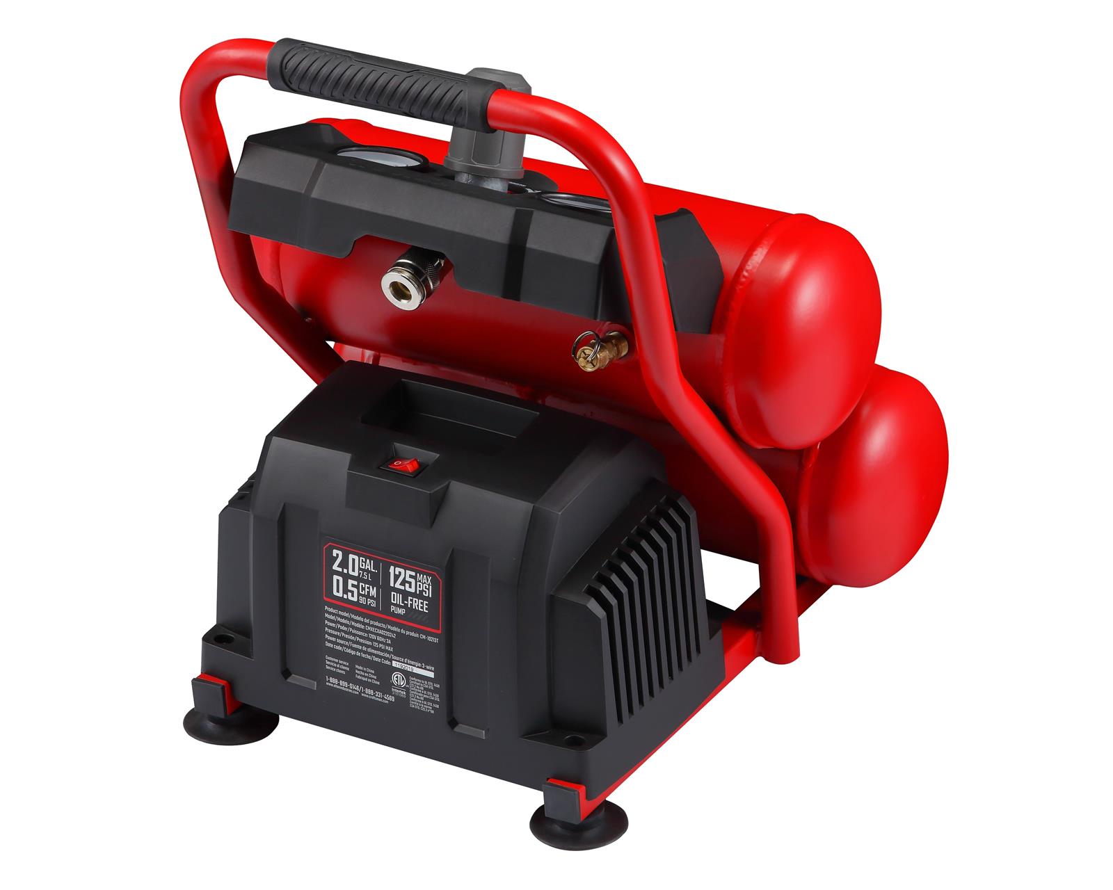 Foto 4 pulgar | Mini Compresor Doble Craftsman S/aceite 1/3hp Cmxecxa0220242