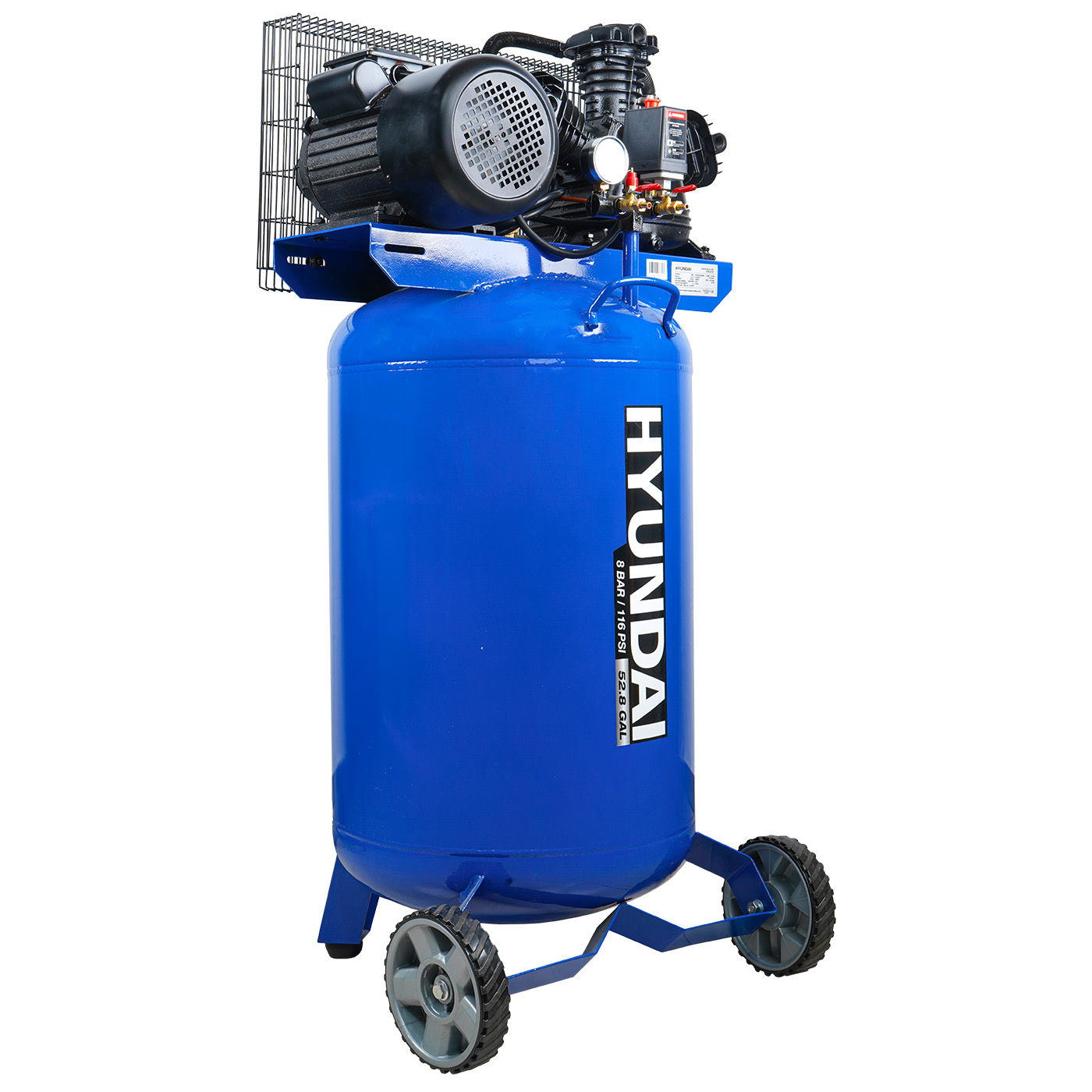 Foto 3 pulgar | Compresor De Aire Eléctrico Profesional Hyundai 200 Litros 4 Hp 116psi 110v/60hz Vertical - Hyac210v