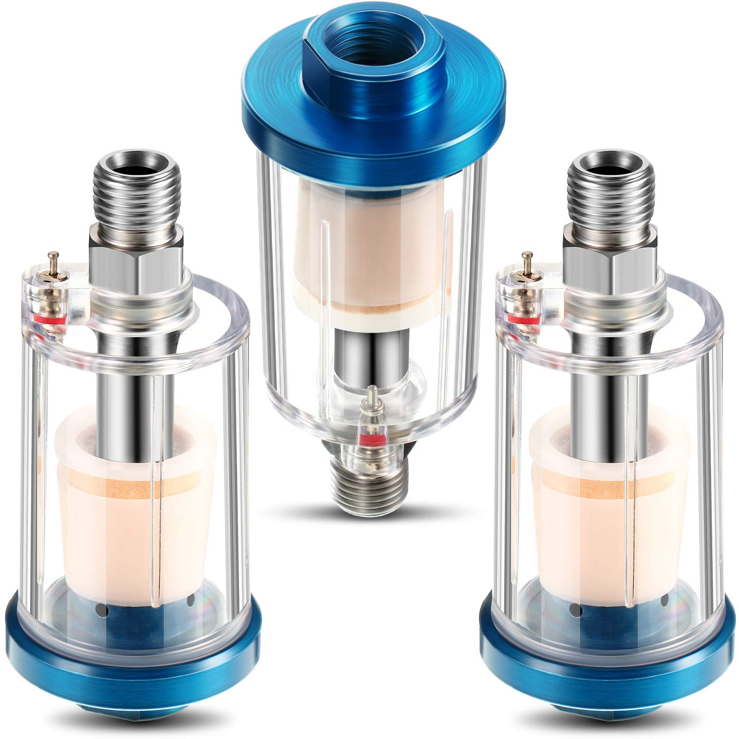 Foto 1 | Filtro De Aire, Separador De Agua Y Aceite, 3 Piezas Para Compresor De Línea De Aire - Venta Internacional.