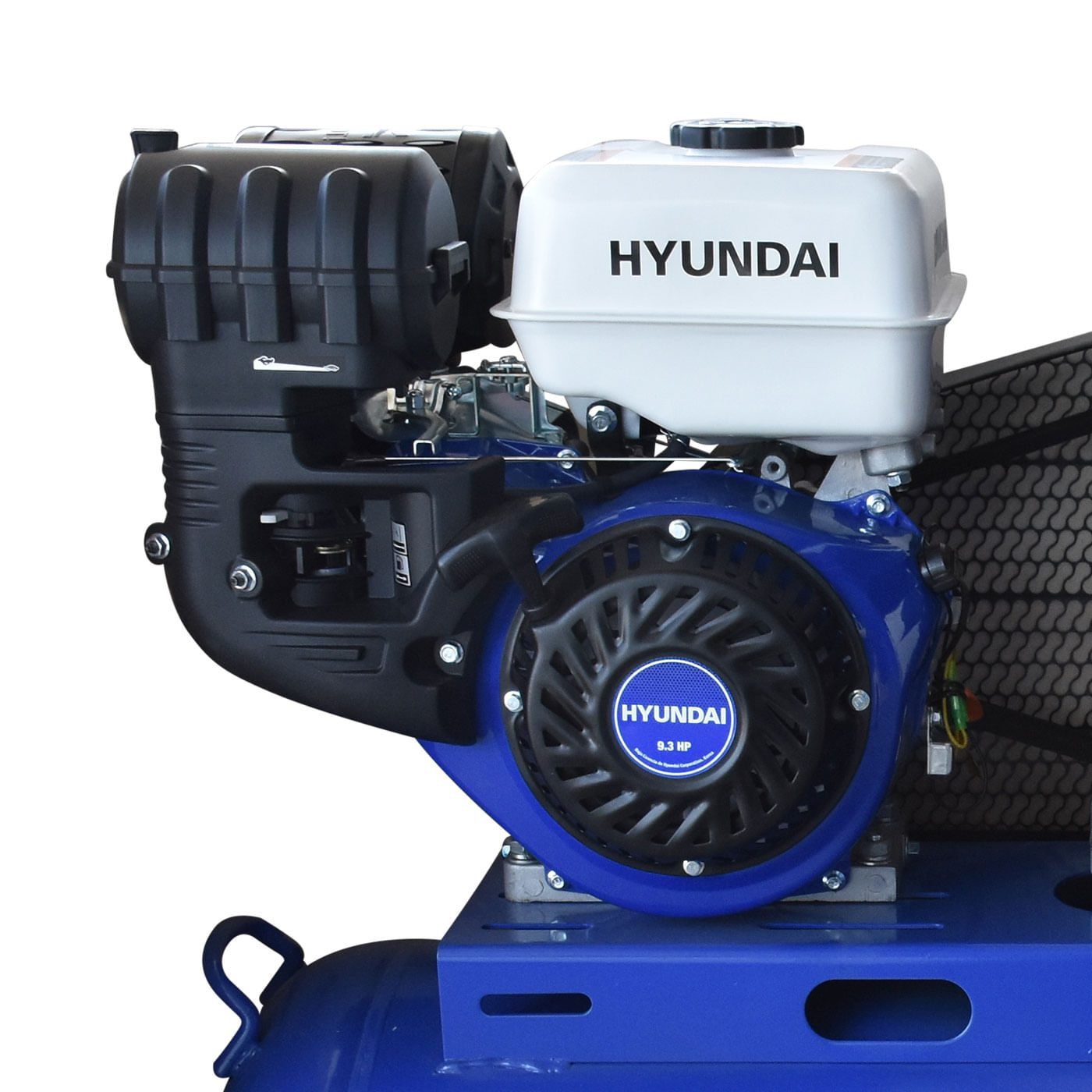 Foto 3 pulgar | Compresor De Aire Profesional Hyundai 200 Litros C/motor A Gasolina 9.3 Hp - Hyac209g