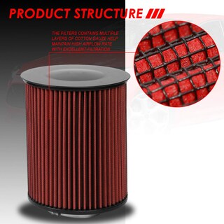 Foto 2 | Filtro De Aire Dna Motoring Afpn-228-rd Lavable Para Ford - Venta Internacional.