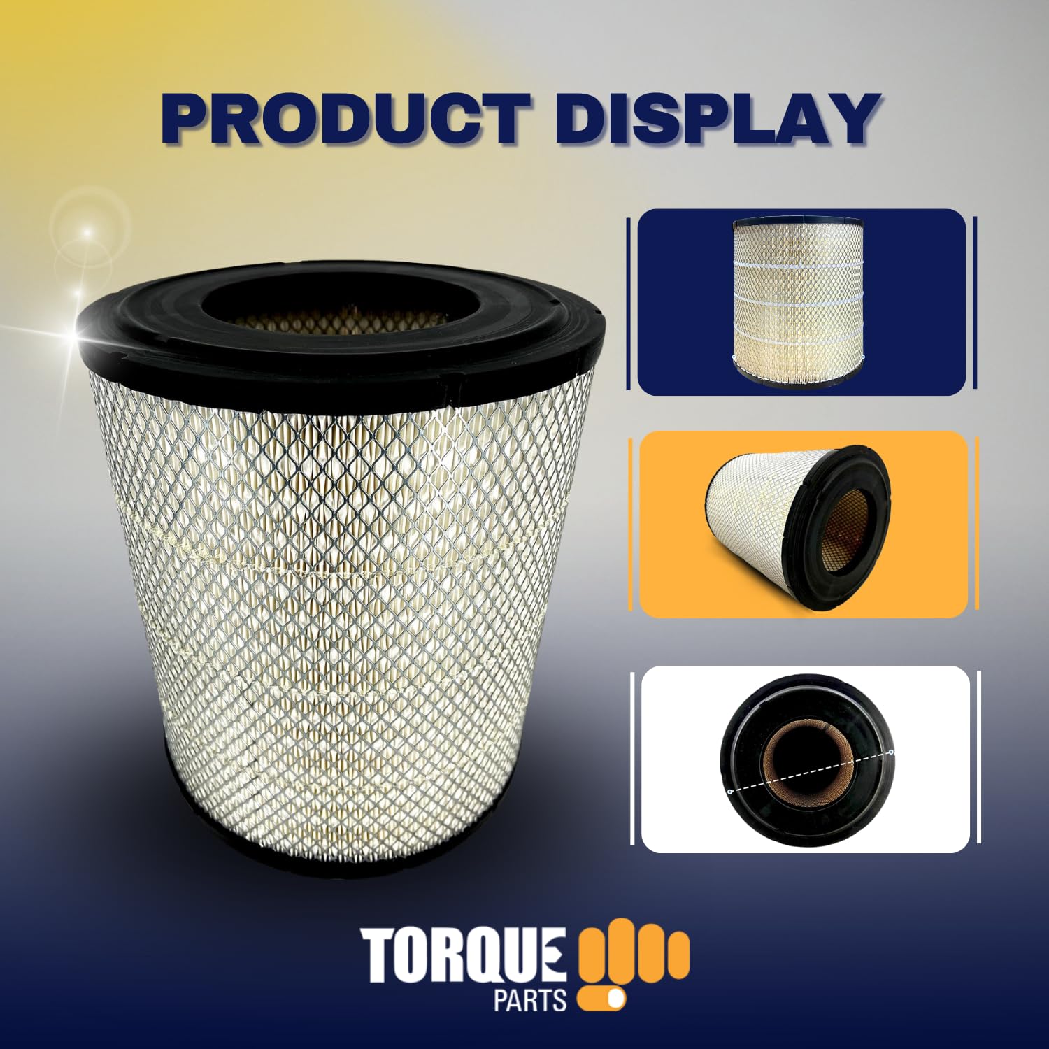 Foto 6 pulgar | Filtro De Aire Del Motor Compatible Con Torque Freightliner Columbia - Venta Internacional.