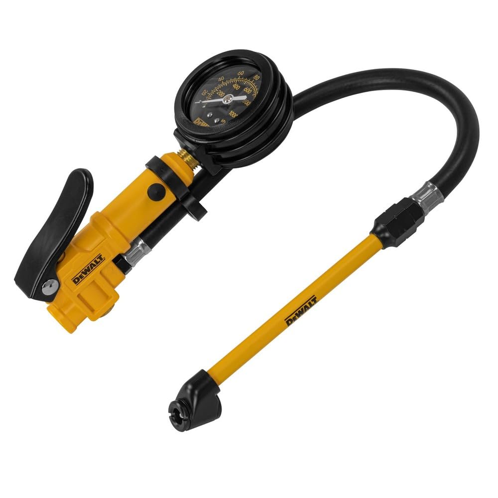 Foto 4 pulgar | Inflador Dewalt Dxcm024-0405 Con Manómetro Analógico De 5 Cm Y Manguera - Venta Internacional.