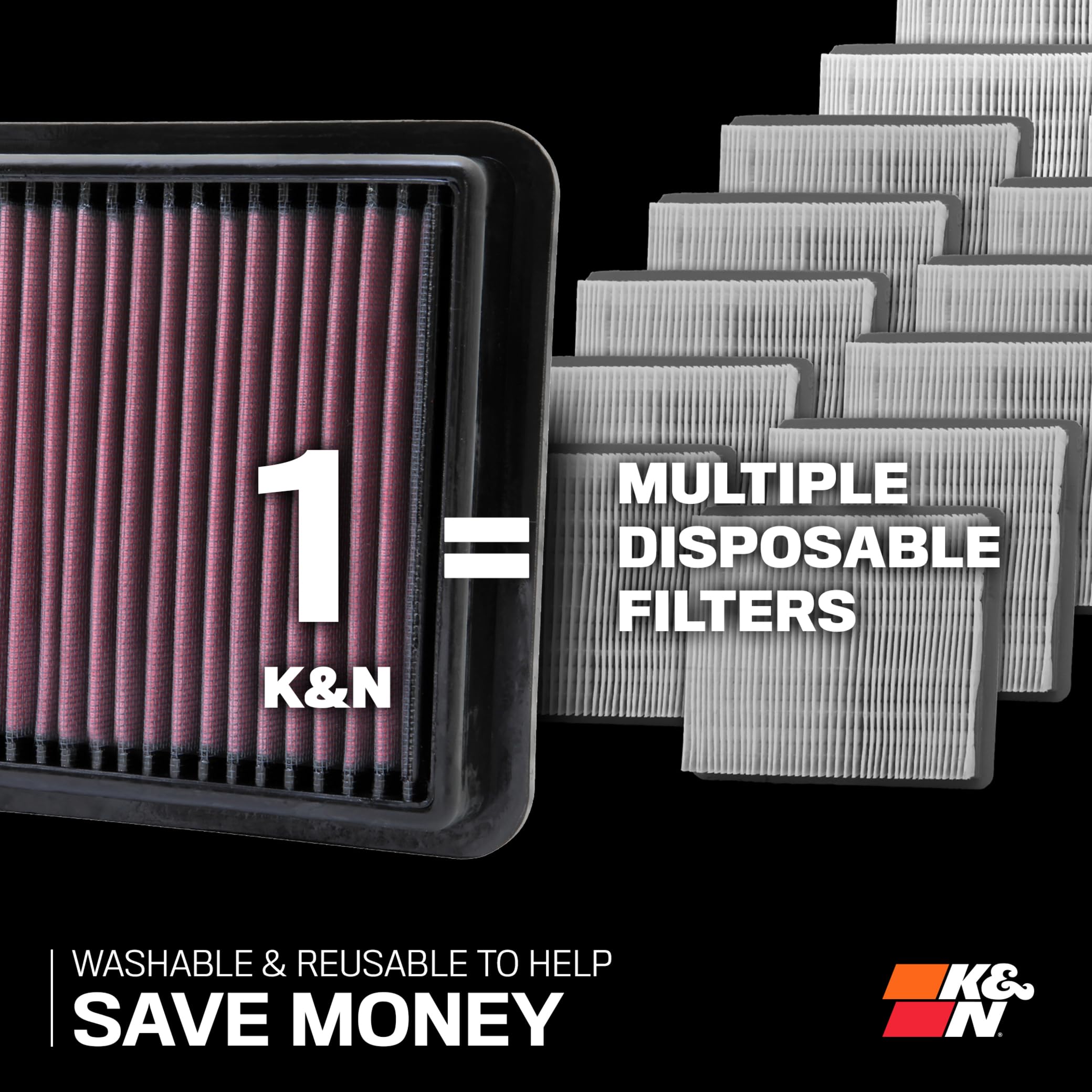 Foto 7 | Filtro De Aire De Motor K&n High-flow Lifetime Para Toyota Sequoia - Venta Internacional.