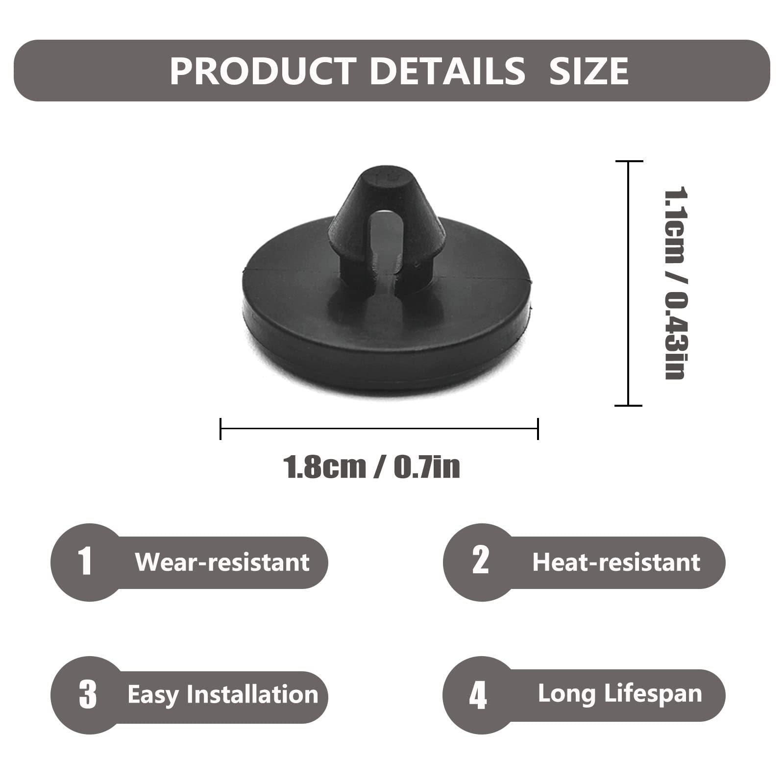 Foto 3 pulgar | Tapón De Interruptor De Luz De Freno, 12 Piezas, Para Coche Temi 90541-06036 - Venta Internacional.