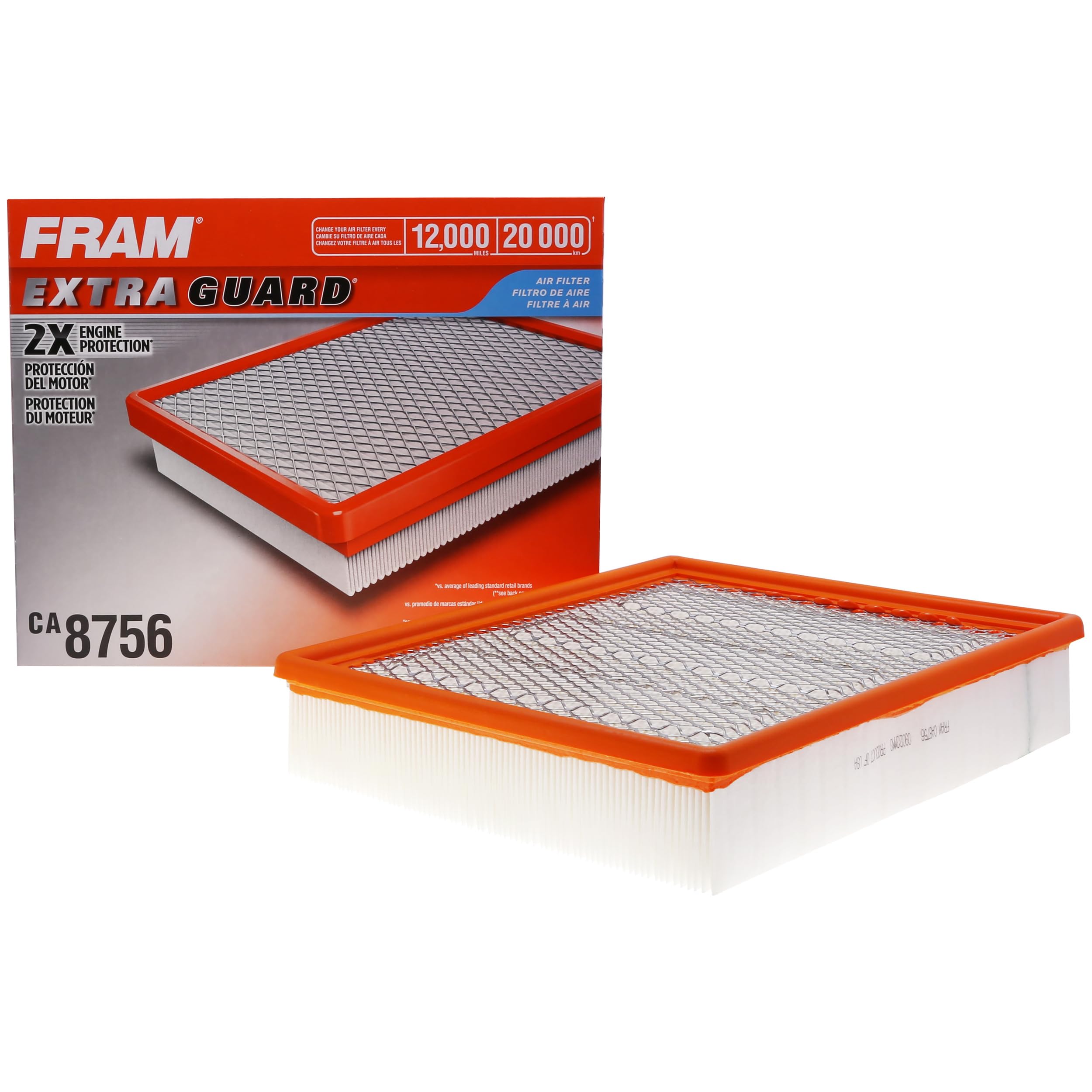 Foto 2 pulgar | Filtro De Aire De Motor Fram Extra Guard Ca8756 Para Cadillac, Chevrolet Y Gmc - Venta Internacional.