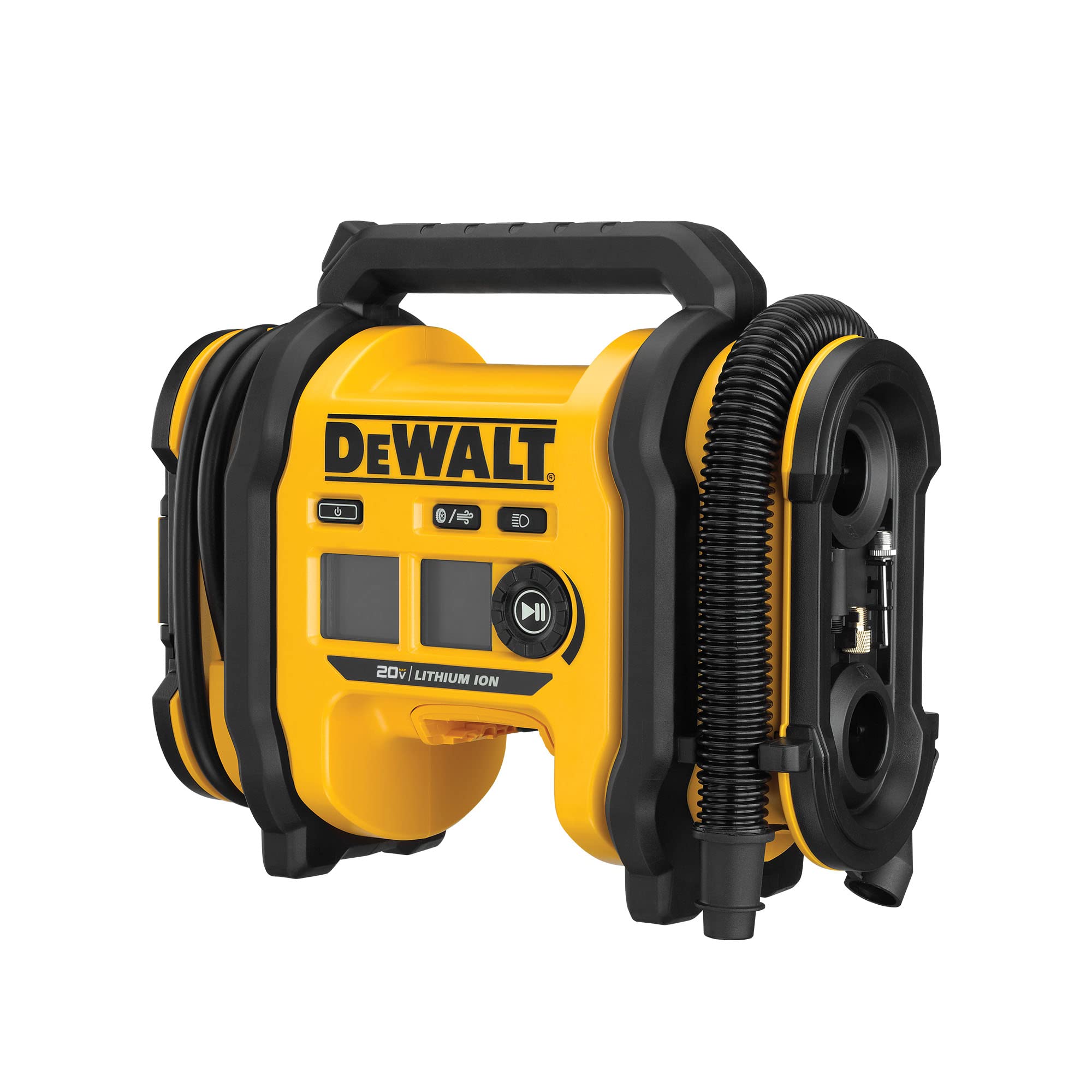 Inflador De Neumáticos Dewalt 20v Max Compact Portable Con Luz Led - Venta Internacional. $3,905