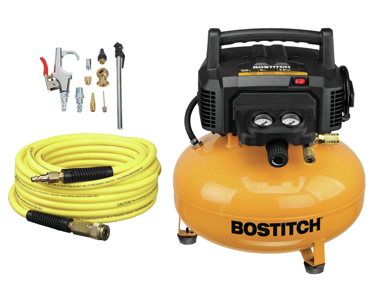 Foto 2 pulgar | Compresor De Aire Bostitch Sin Aceite De 6 Galones Y 150 Psi (btfp02012-wpk) - Venta Internacional.