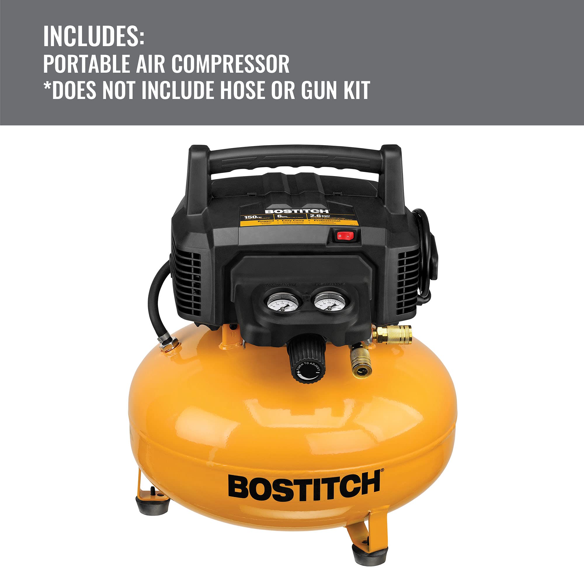 Foto 3 pulgar | Compresor De Aire Bostitch Sin Aceite De 6 Galones Y 150 Psi (btfp02012-wpk) - Venta Internacional.