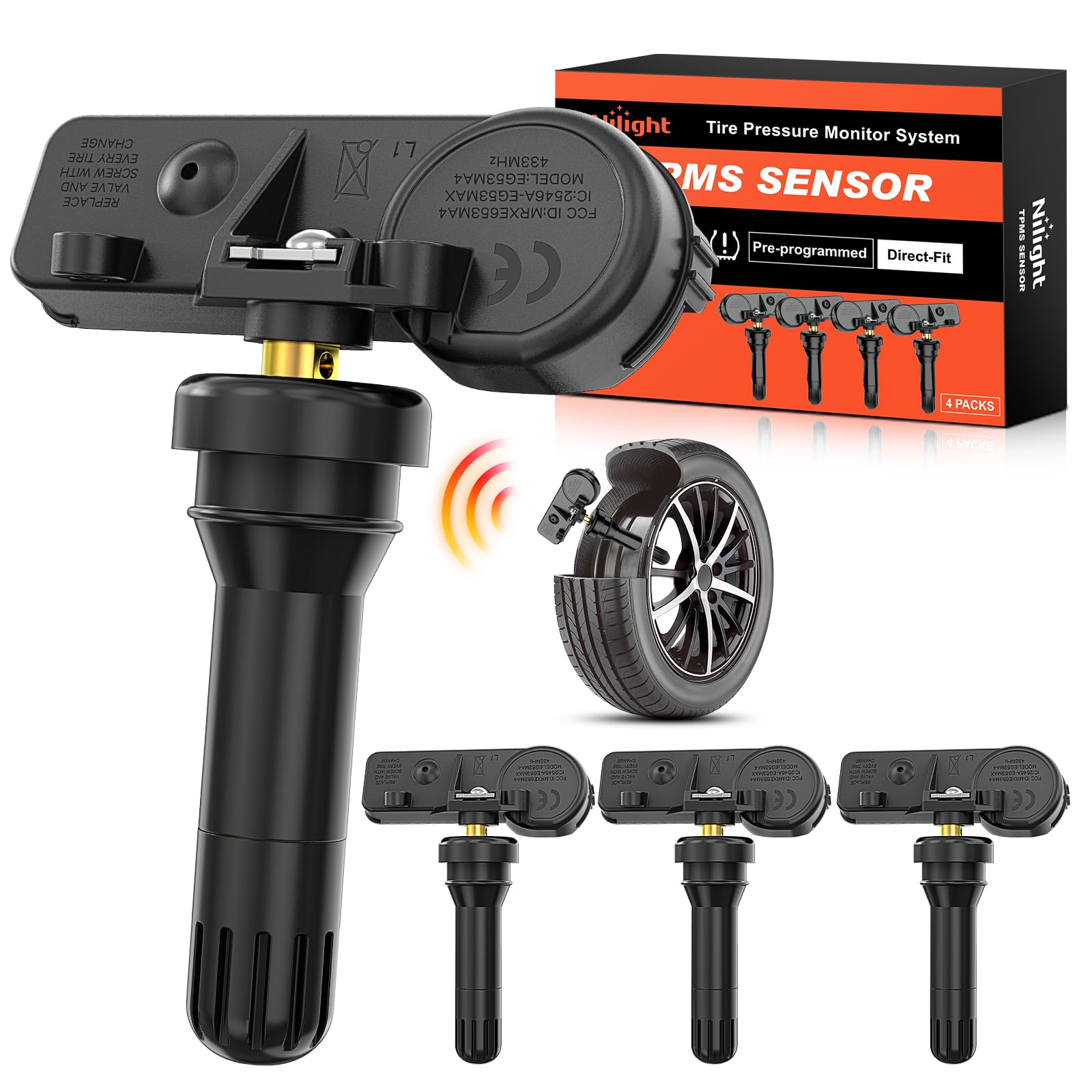 Foto 2 pulgar | Sensor Tpms Nilight Compatible Con Dodge Chrysler 2008-2010 - Venta Internacional.
