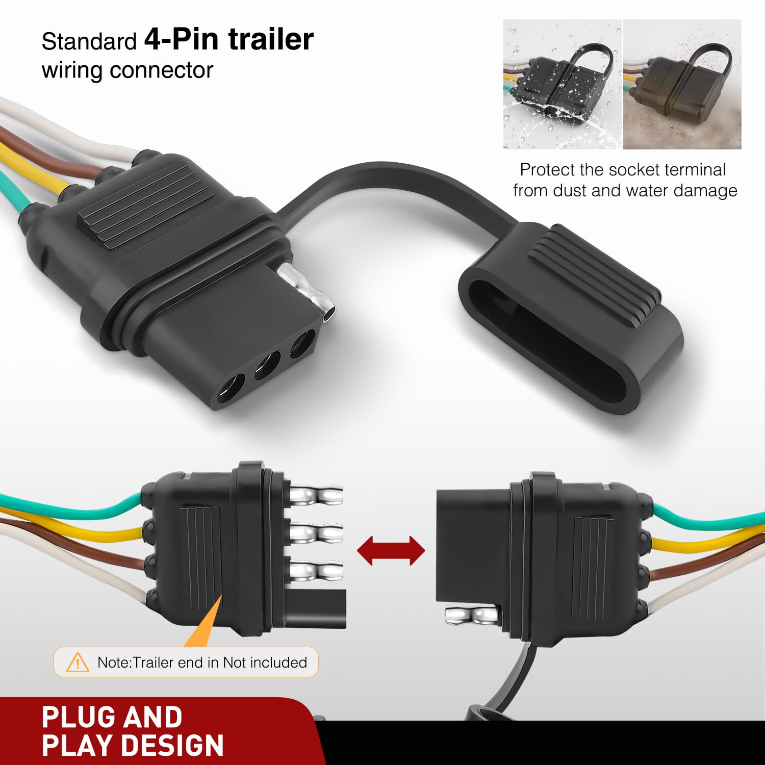 Foto 5 pulgar | Kit De Arnés De Cableado Para Remolque Nilight 56245 Para Buick Enclave - Venta Internacional.