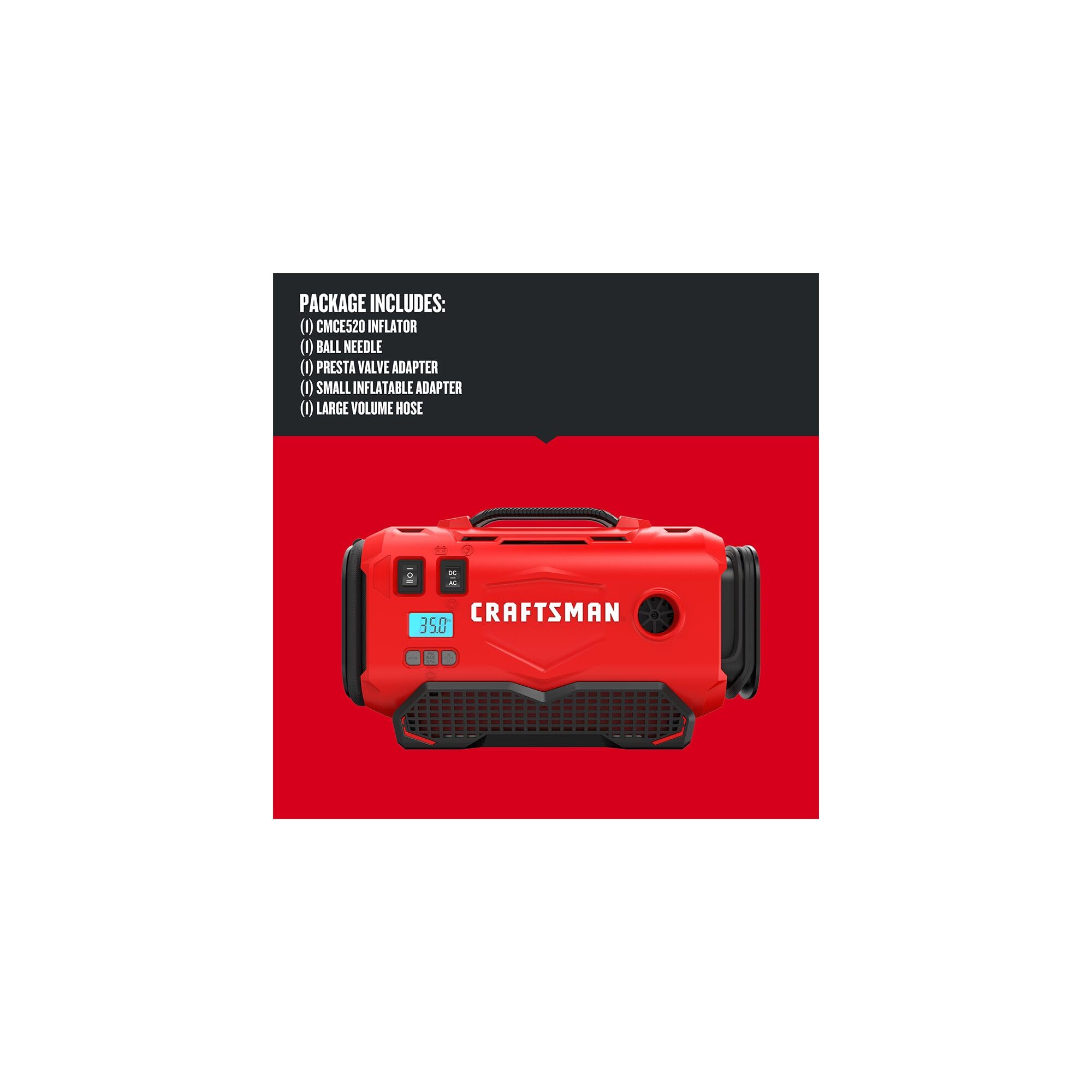 Foto 4 pulgar | Inflador De Neumáticos Craftsman V20, Compresor De Aire Portátil, 3 Modos - Venta Internacional.
