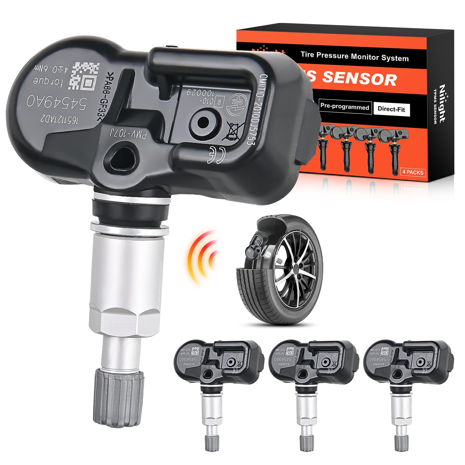 Foto 2 pulgar | Sensor Tpms Nilight Compatible Con El Toyota 4runner Fj Cruiser - Venta Internacional.