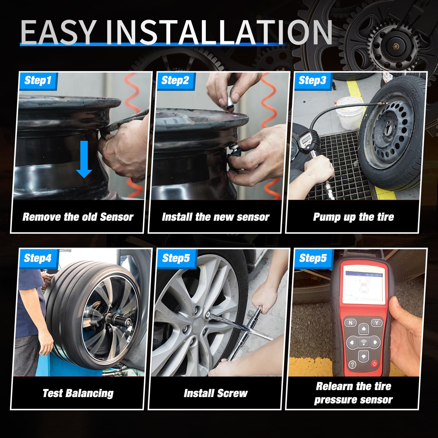 Foto 4 pulgar | Sensor Tpms Nilight Compatible Con Ram 2500 3500 4500 5500 - Venta Internacional.