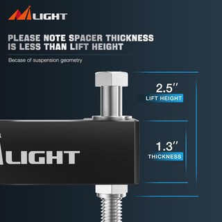 Foto 4 | Kit De Nivelación Nilight 2.5 Para Chevy Avalanche Silverado Suburban - Venta Internacional.