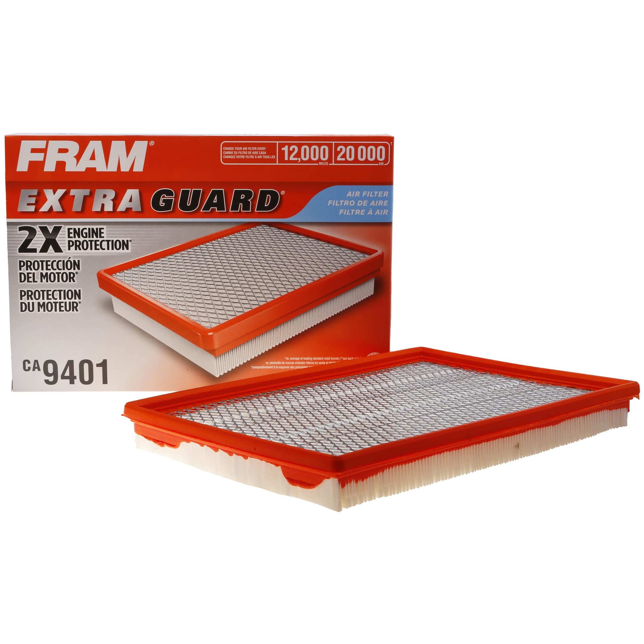 Foto 2 pulgar | Filtro De Aire De Motor Fram Extra Guard Ca9401 Para Chrysler, Dodge Y Ram - Venta Internacional.