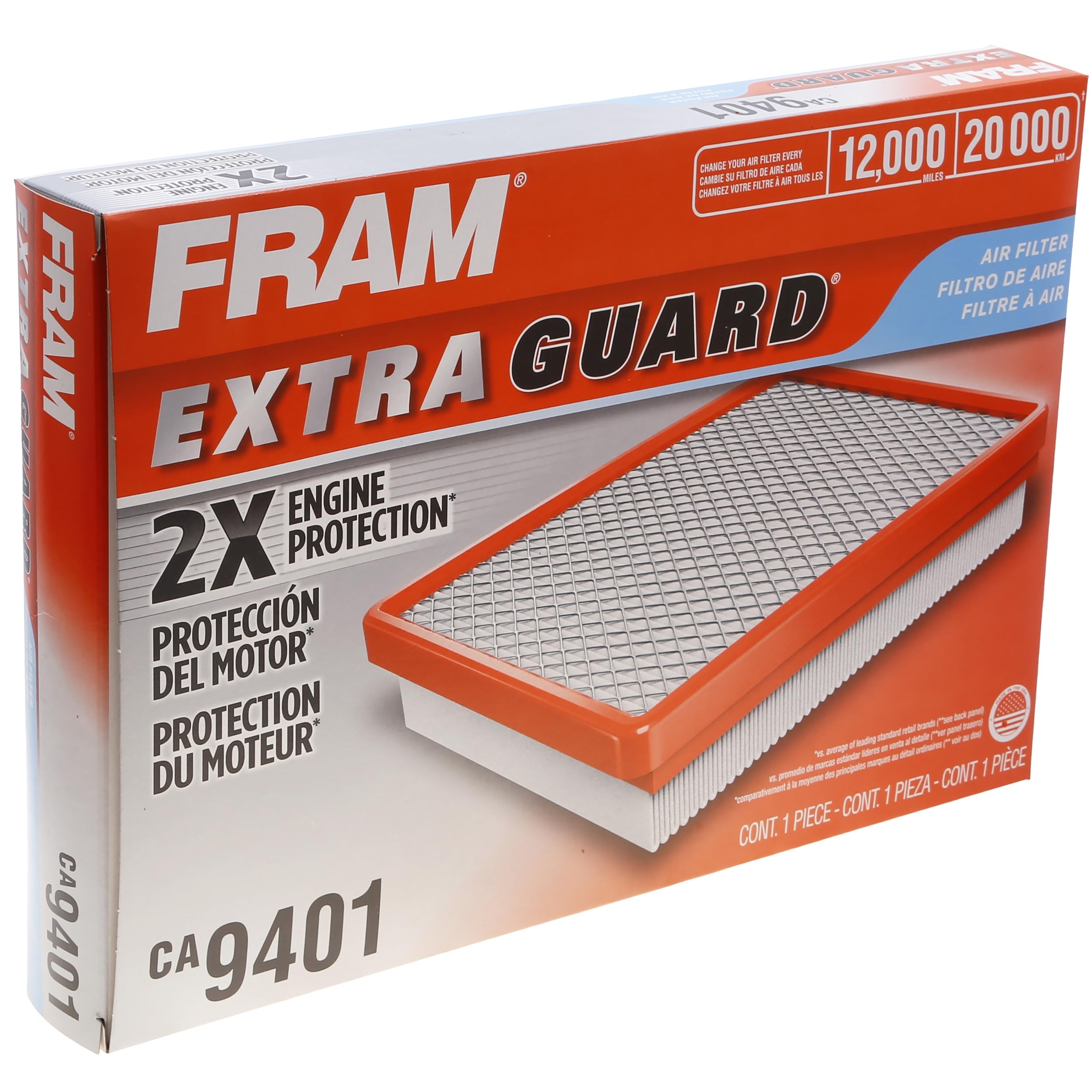 Foto 6 pulgar | Filtro De Aire De Motor Fram Extra Guard Ca9401 Para Chrysler, Dodge Y Ram - Venta Internacional.