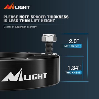 Foto 4 | Kit Elevador De Nivelación Nlight Para Chevy Silverado 1500/gmc Sierra - Venta Internacional.