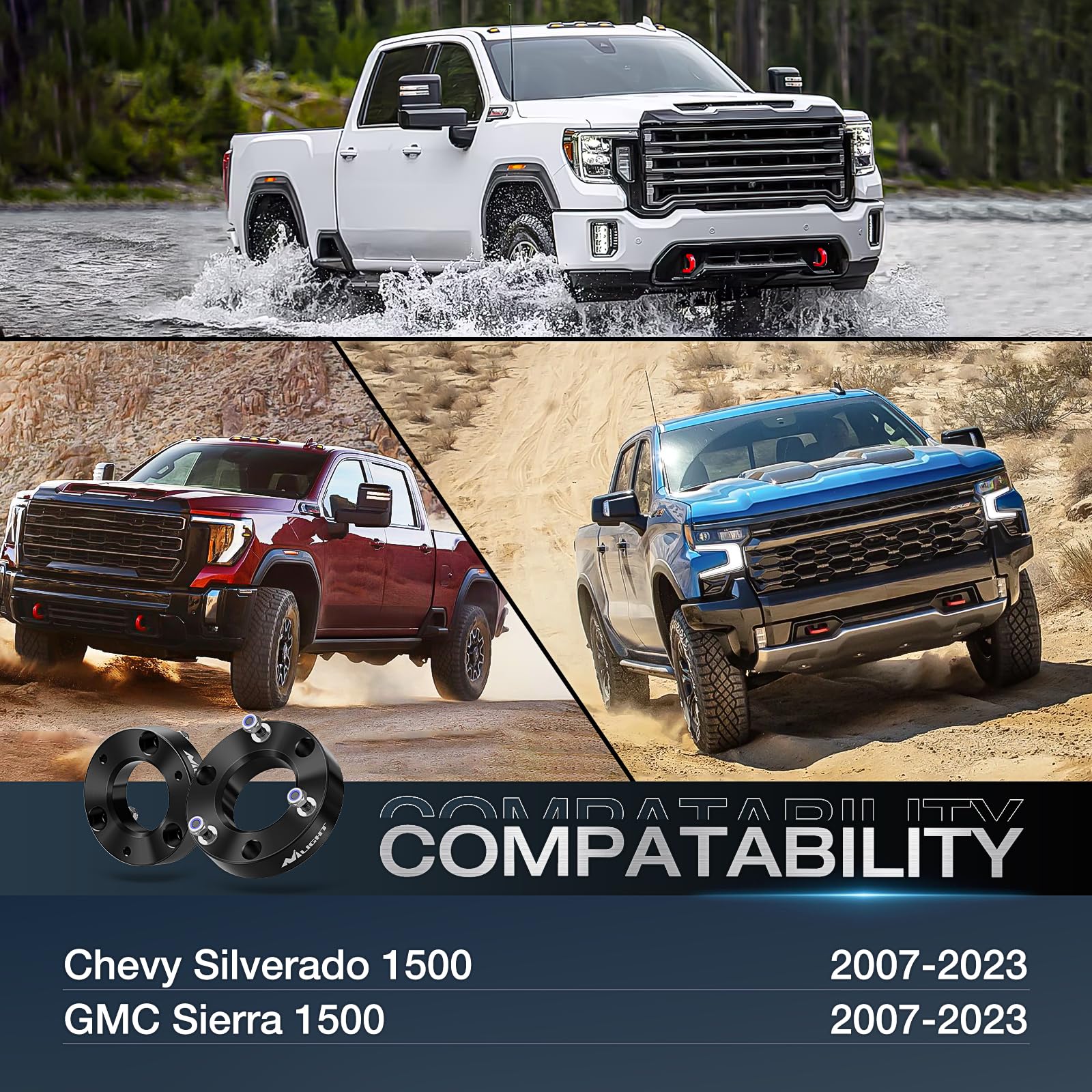Foto 5 | Kit Elevador De Nivelación Nlight Para Chevy Silverado 1500/gmc Sierra - Venta Internacional.