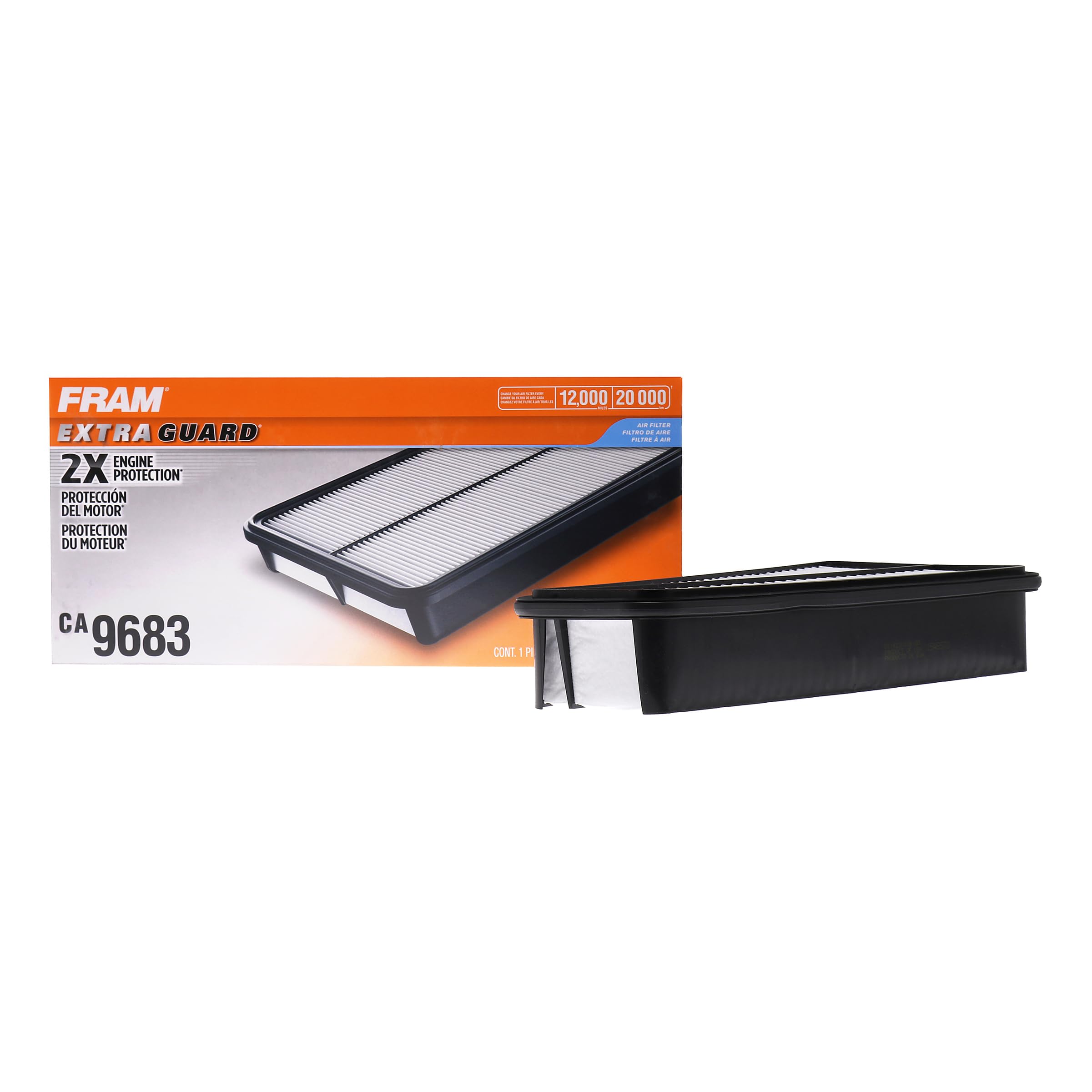 Foto 2 pulgar | Reemplazo Del Filtro De Aire Del Motor Fram Extra Guard Ca9683 - Venta Internacional.
