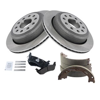 Foto 2 | Kit De Pastillas De Freno Y Rotor Trq Trasero Semimetálico Para Lincoln Town Car - Venta Internacional.