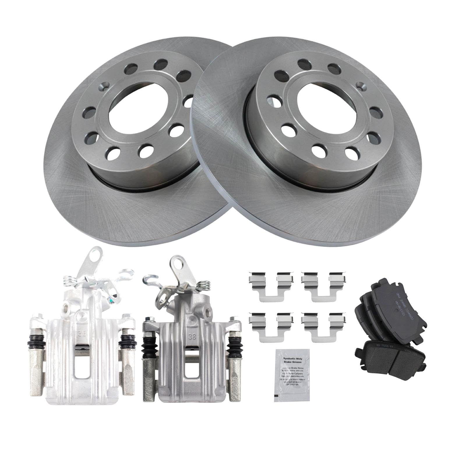 Foto 3 pulgar | Kit De Pastillas De Freno Y Rotor Trq Rear Ceramic 2010 Para Audi A3 Golf - Venta Internacional.