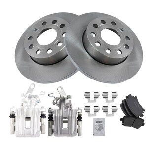 Foto 2 | Kit De Pastillas De Freno Y Rotor Trq Rear Ceramic 2010 Para Audi A3 Golf - Venta Internacional.