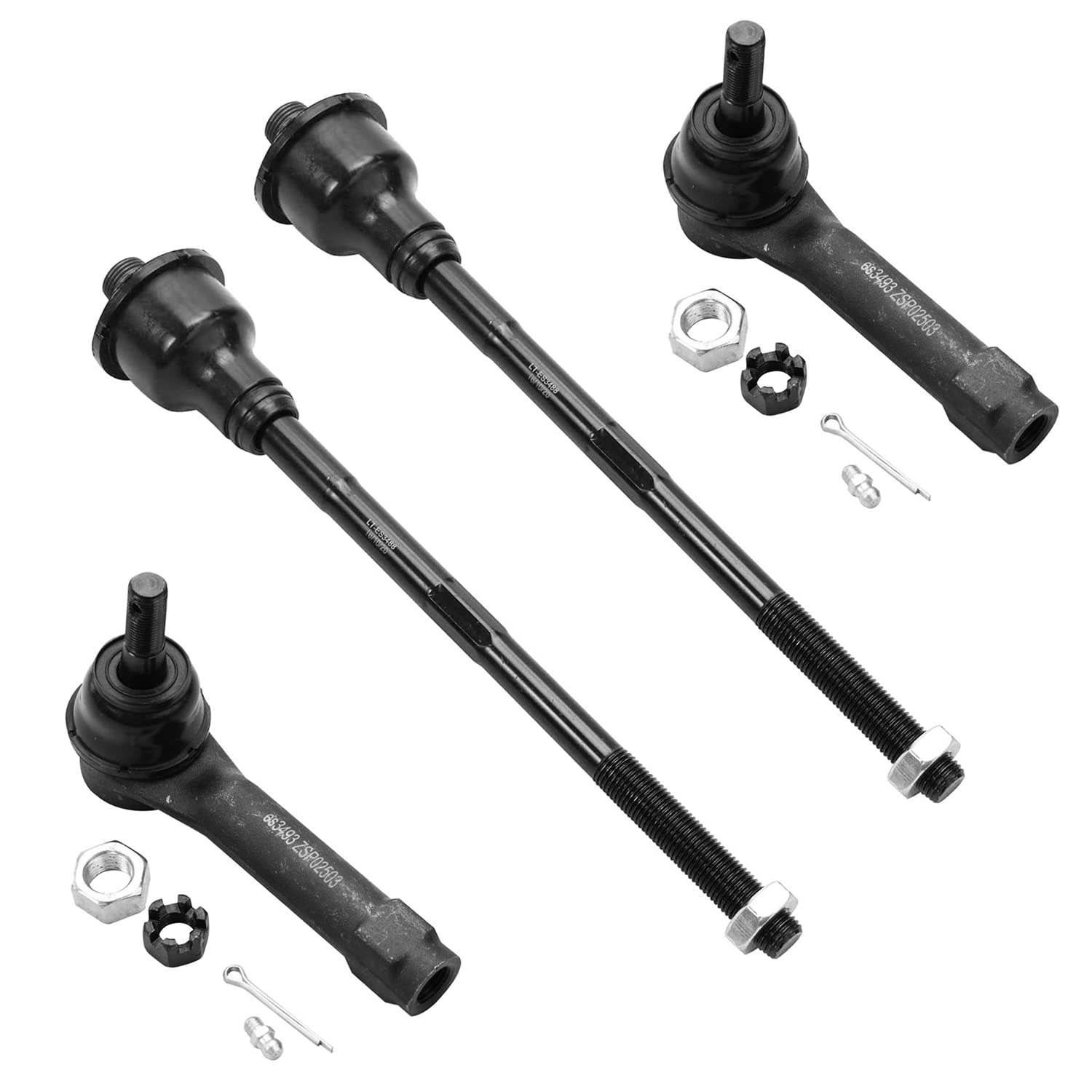 Foto 2 pulgar | Tirantes Detroit Axle Front, 4 Piezas, Para Chevy Gmc Silverado Sierra - Venta Internacional.