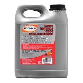 Foto 1 | Aceite Sintético Para Compresor Evans Rc-x3000 1 Litro