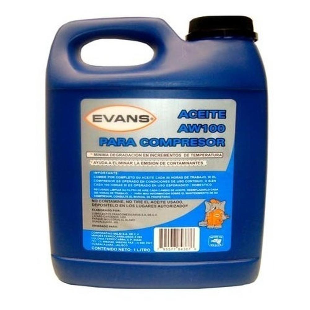 Foto 2 pulgar | Aceite Mineral Para Compresor Galon Evans Rc-aw100