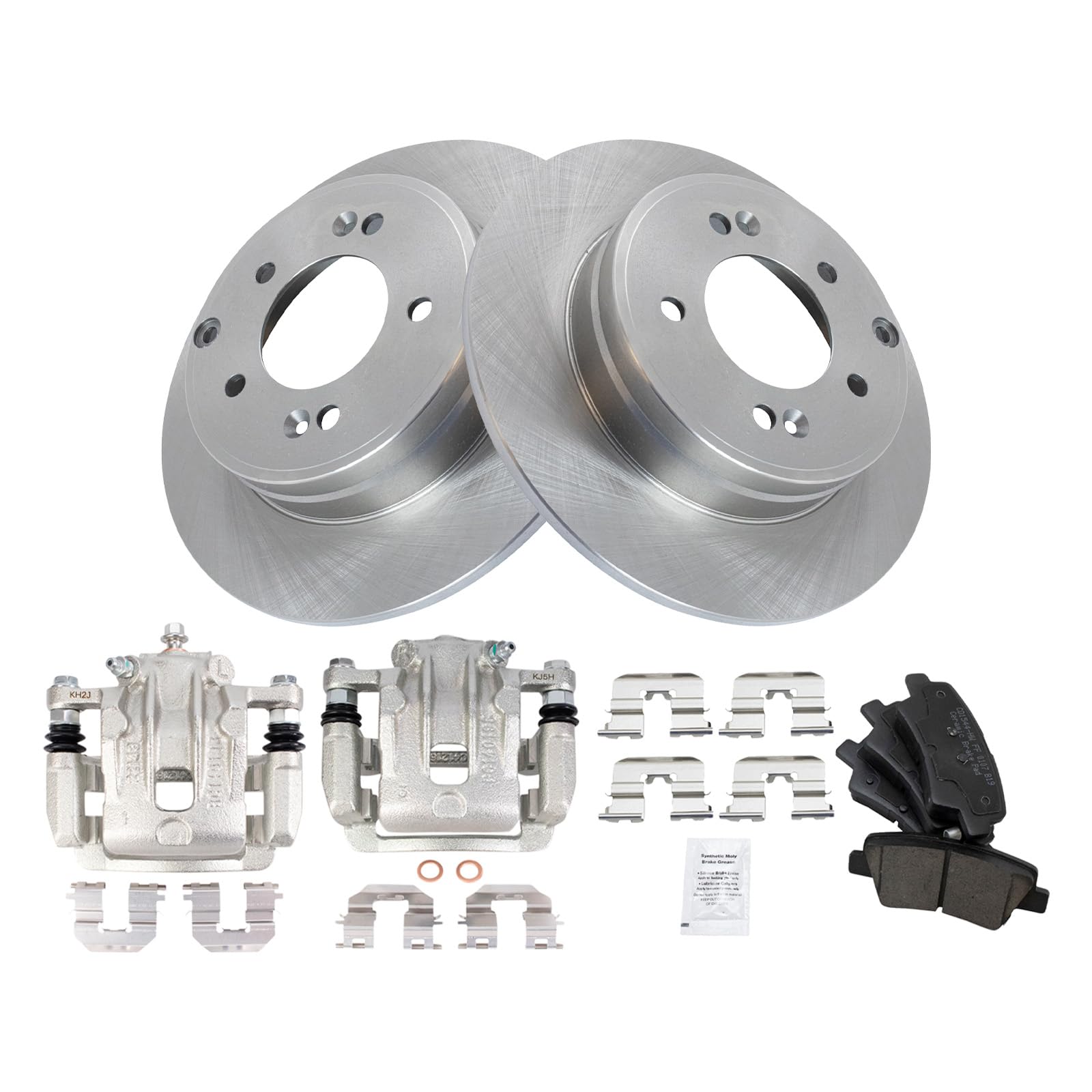 Foto 3 pulgar | Kit De Pastillas De Freno Y Rotor Trq Ceramic Para Kia Optima 2014-2015 - Venta Internacional.