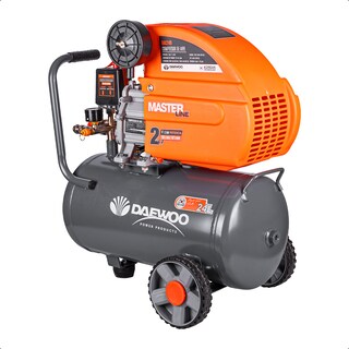 Foto 2 | Compresor De Aire Lubricado Horizontal 24l 2hp 110v 115psi (+kit) Daewoo