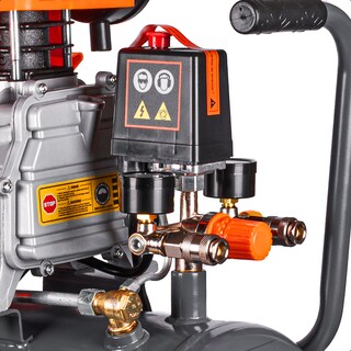 Foto 3 | Compresor De Aire Lubricado Horizontal 24l 2hp 110v 115psi (+kit) Daewoo