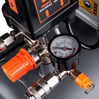 Foto 3 | Compresor De Aire Lubricado Horizontal 50l 2.5hp 110v 115psi (+kit) Daewoo