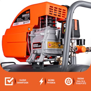 Foto 7 | Compresor De Aire Lubricado Horizontal 50l 2.5hp 110v 115psi (+kit) Daewoo