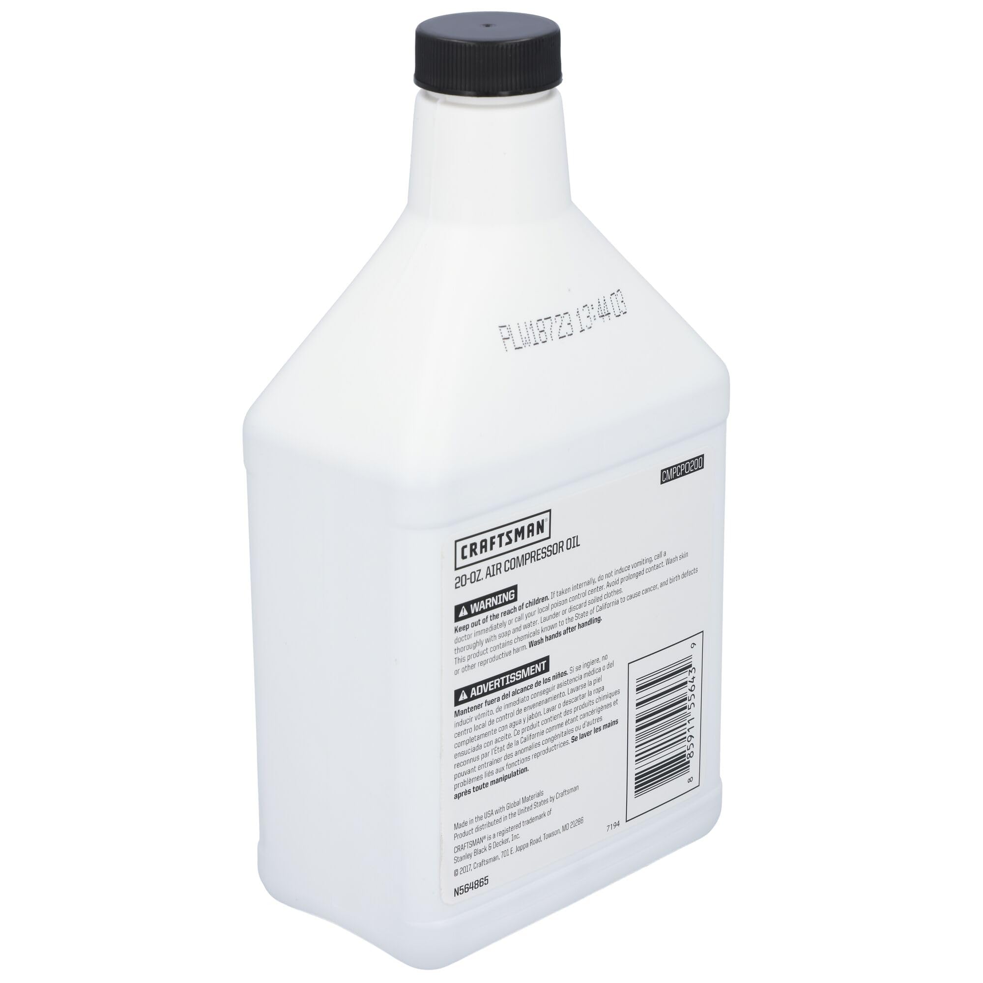 Foto 4 pulgar | Aceite Para Compresores De Aire Craftsman Cmpcpo200  600 Ml  Para Una O Dos Etapas - Venta Internacional.