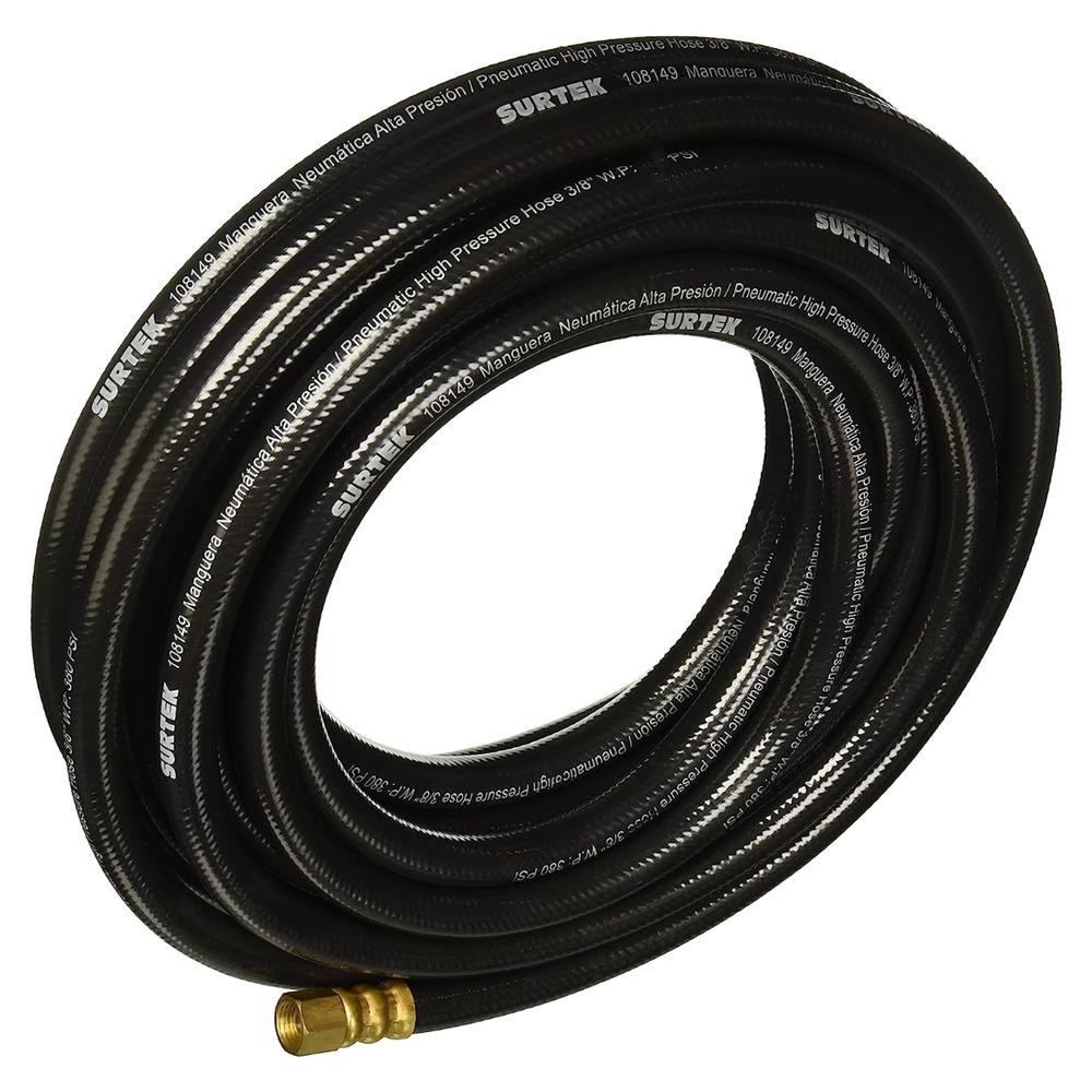 Manguera para Aire de Alta Presión Surtek 3/8'' X 10 M color Negro