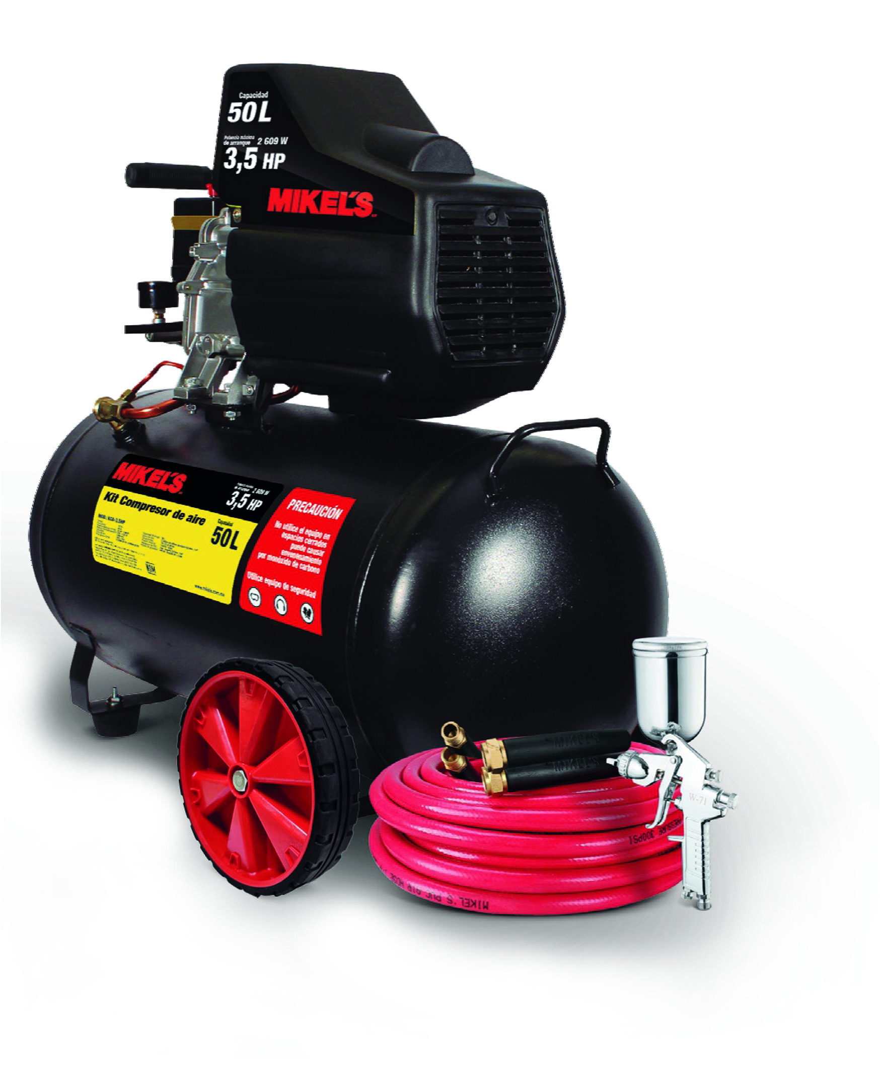 Foto 2 pulgar | Compresor de Aire 3.5hp con Kit Neumatico Mikels